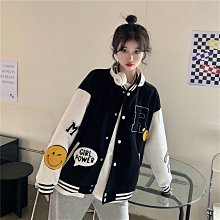 秋季外套上衣棒球服女學生韓版寬松秋裝矮個子衛衣最新款運動開衫【2021夏秋上新】 歷史價格詳細信息