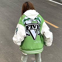 皮棒球外套 毛呢棒球外套 刷毛棒球服復古vebe風外套女2023新款秋冬寬鬆ins潮加厚情侶夾克 歷史價格詳細信息