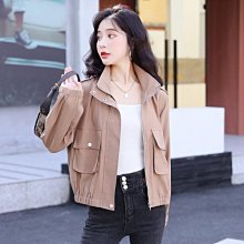 夾克棒球外套 開衫素短外套 中大尺碼女裝 秋冬新款氣質大碼寬鬆簡約純休閒上衣夾克衫 ❤舒服自在【S33969】 歷史價格詳細信息