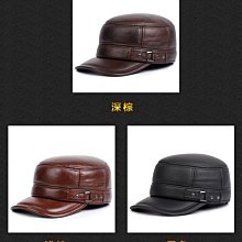 秋冬季男士真皮帽子中老年人牛皮禮帽爸爸英倫老頭復古紳士爵士帽 歷史價格詳細信息