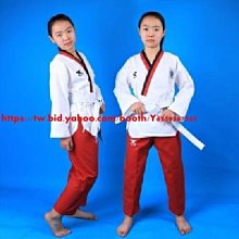 現貨熱銷-HOME SHOP-跆拳道長袖小學生服套裝兒童初學者衣服成人訓練服純棉新款#[金典] 歷史價格詳細信息