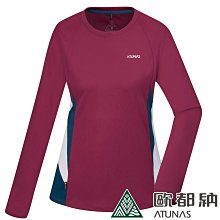 【ATUNAS 歐都納】女款Polygiene抑菌長袖透氣排汗衫(A1TSDD04W淺水藍/抗UV/抗臭) 歷史價格詳細信息