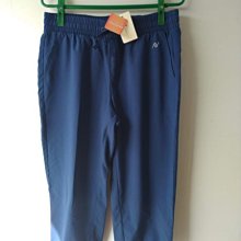 七分褲--休閒飄逸輕熟魅力鬆緊綁帶雪紡雙口袋七分寬管褲(藍.卡其XL-4L)-S80熊衣褲語 歷史價格詳細信息