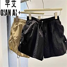 運動短褲顯腿長三分運動短褲女夏季薄款寬鬆休閒褲女自然腰 歷史價格詳細信息