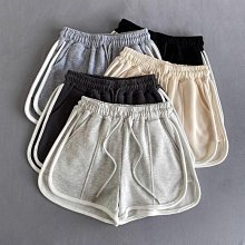 灰色休閒運動短褲女 設計感小眾夏新款 高腰顯瘦直筒寬褲子潮 歷史價格詳細信息