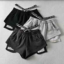 運動短褲顯腿長三分運動短褲女夏季薄款寬鬆休閒褲女自然腰 歷史價格詳細信息
