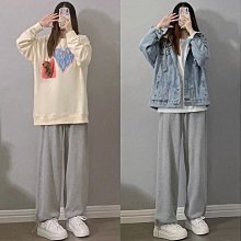 運動褲男夏季薄款美式寬鬆休閒長褲子男生青少年潮流百搭灰色衛褲 歷史價格詳細信息