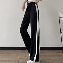 夏季冰絲涼感寬褲女2024小個子新款寬鬆束顯瘦薄大尺碼休閒褲裙 歷史價格詳細信息