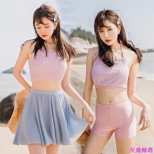 特價防走光女平角泳褲高檔印花四角比基尼游泳褲女寬松大沙灘泳褲【大麥百貨】 歷史價格詳細信息