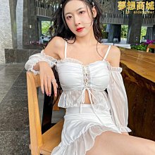 泳衣女夏季遮肚保守2022年新款時尚連體遊泳衣大碼性感溫泉泳裝 歷史價格詳細信息