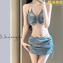 泳衣女 細肩帶泳衣 2022新款保守遮肚顯瘦泳衣女 純欲風性感美背連體泳衣女高級感海邊度假風 歷史價格詳細信息