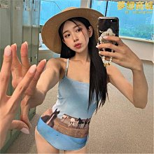 ins風泳衣女連體性感復古綁帶鋼托聚攏顯瘦三角泡溫泉度假比基尼 歷史價格詳細信息