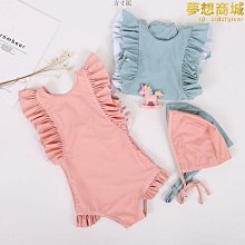 兒童泳衣女孩寶寶可愛連體泳裝中大童女童五分連體泳衣學遊泳訓練 歷史價格詳細信息