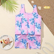 兒童浮力泳衣女男童泳衣2022新款男孩小童連體速幹自帶浮力遊泳衣 歷史價格詳細信息