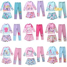 女童泳衣中大童長袖長褲裙式防曬速乾夏2023新款兒童女孩遊泳裝備 歷史價格詳細信息