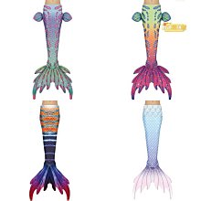 美人魚衣服兒童魚尾巴 女孩童美人魚公主裙子遊泳色服裝 歷史價格詳細信息