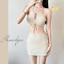 泳衣女款高級感風性感2023新款兩件式遮肚子顯瘦三件套溫泉泳裝 歷史價格詳細信息