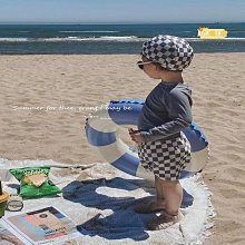 兒童連體泳衣ins夏季韓國男寶寶海邊沙灘速幹遊泳衣可愛防曬泳裝 歷史價格詳細信息