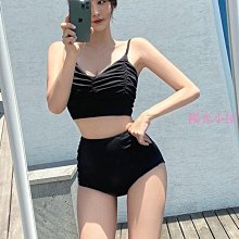 式泳衣 比基尼泳裝 泳衣保守 泳衣小胸 顯瘦泳衣 高腰泳裝 遮肚 顯瘦 游泳衣S94 歷史價格詳細信息