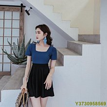 高檔泳衣 女夏2022新款時尚遮肚顯瘦保守連體裙式泳裝大碼仙氣溫泉 歷史價格詳細信息