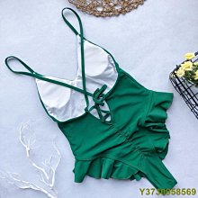 歐美比基尼 連身一體Bikini泳衣純色腰帶琥珀圓環Bikini泳衣女-MIKI精品 歷史價格詳細信息