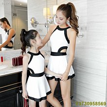 限時平角連體泳衣女士韓版時尚保守裙式顯瘦遮肚泳裝泡溫泉沙灘游泳衣~超美服飾 歷史價格詳細信息