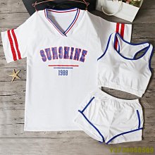 泳衣女分體運動比基尼三件式平口保守顯瘦 遮肚學生泳裝日系少女  露天市集  全台最大的網路購物市集 歷史價格詳細信息