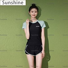 分體泳衣女泡溫泉保守遮肚顯瘦2023新款運動專業平角遊泳裝女冬天 歷史價格詳細信息