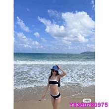 悠米小店泳衣/比基尼女夏2023新款遮肚顯瘦純欲風分體保守學生仙女範小胸泳裝 歷史價格詳細信息