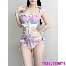 悠米小店少女泳衣 2021新款 保守遮肚顯瘦學生泳衣 可愛日系短袖連體泳裝 小清新仙女范溫泉裙式連體泳衣 歷史價格詳細信息