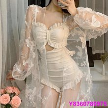 白色泳衣 小片三點式比基尼bikini性感內衣丁字褲 歷史價格詳細信息