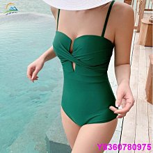 泳衣女日韓加厚防曬連體三角拉鏈ins風顯瘦遮肚修身 溫泉沙灘泳裝 歷史價格詳細信息