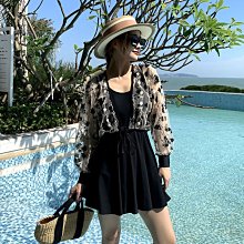 []]大碼泳衣女200斤胖mm中年媽媽遮肚顯瘦保守連體裙式溫泉正 歷史價格詳細信息