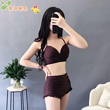2021新款性感比基尼泳衣女抹胸時尚吊脖帶泳裝溫泉bikini遊泳衣黑 歷史價格詳細信息