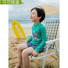 兒童泳衣男童長袖中大童分體溫泉泳裝小童幼兒小孩防曬速幹遊泳衣 歷史價格詳細信息