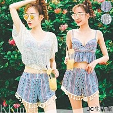 KKimee【+預購】 情侶裝【罩衫+短褲】4件式圖騰度假比基尼罩衫泳裝【CPA114】 bikini 大-雙喜生活館 歷史價格詳細信息