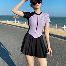 泳裝 新款泳衣 泳衣女專業運動競速游泳館專用訓練夏天2024新款連體平角保守修身 歷史價格詳細信息