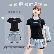 泳衣  泳衣 女分體保守遮肚顯瘦平角運動款學生大碼 泳裝 泡溫泉韓國游 泳衣 顯瘦 泳衣 游 泳衣 歷史價格詳細信息