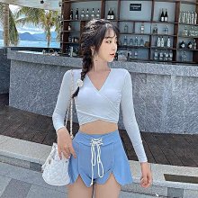 女生泳衣 大尺碼泳裝 比基尼泳衣 泳衣女溫泉ins復古泳衣歐美性感白色掛脖抹胸分體高腰顯瘦比基尼【雅妤精選】 歷史價格詳細信息