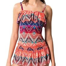 ~有氧小舖~2017蘋果牌APPLE 四件式泳裝 平口比基尼泳衣+三角泳褲+四角可下水褲裙+條紋繞頸背心罩衫 附泳帽 歷史價格詳細信息