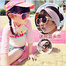 兒童泳裝 長袖碎花公主裙兒童泳衣泳褲三件套組 歷史價格詳細信息