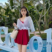 女士性感泳衣 女夏冰絲防走光泳衣 2023年新款連體遊泳裙 保守遮肚顯瘦性感泳衣 韓國ins風大碼溫泉泳衣~超美服飾 歷史價格詳細信息