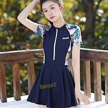 夏季新款女士泳衣成人大碼遮肚顯瘦泳裝新款速幹防曬訓練遊泳衣 歷史價格詳細信息