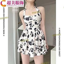 連體泳衣女 士新款保守高級感連體平角遮肚顯瘦溫泉專用大碼游泳裝 歷史價格詳細信息