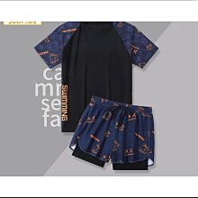 【締造】泳衣男款大碼寬鬆雙層游泳褲防曬泡溫泉男士泳衣套裝男 歷史價格詳細信息