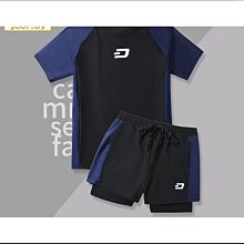 締造泳衣套裝男士泳裝全身防曬長袖長褲泳褲男遊泳浮潛潛水服5分速乾 歷史價格詳細信息