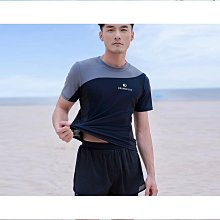 速幹男泳衣泳褲套裝新款保守分體兩件套沙灘防曬男潛水服優伊人 歷史價格詳細信息