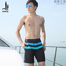 【木木】男泳褲保守五分平角沙灘褲專業遊泳館溫泉運動加肥大碼遊泳褲 價格比較,價格查詢,歷史價格詳細信息