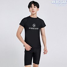 新款泳衣男遊泳男士套裝男生上衣防尷尬泳褲全身男款專業泳衣 歷史價格詳細信息