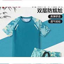 熱賣泳衣男款專業防尷尬大碼寬鬆雙層遊泳褲防曬溫泉全身男士泳衣套裝推薦 歷史價格詳細信息